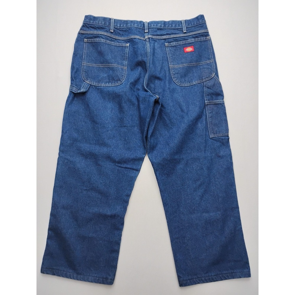 Dickies Carpenter Pants Jeans Mens 40x29 Blue Baggy Skater Hip Hop 90s Vintage - Picture 10 of 10